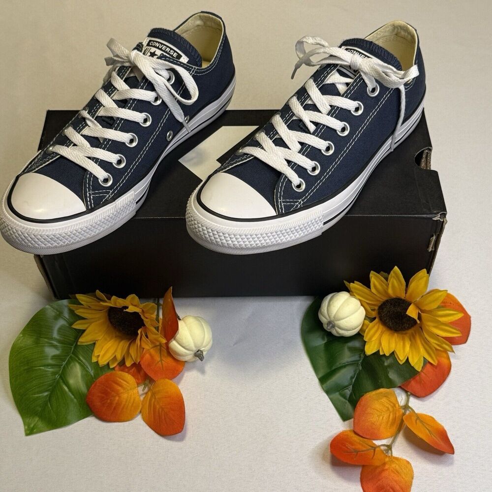 Converse Navy and White Sneakers